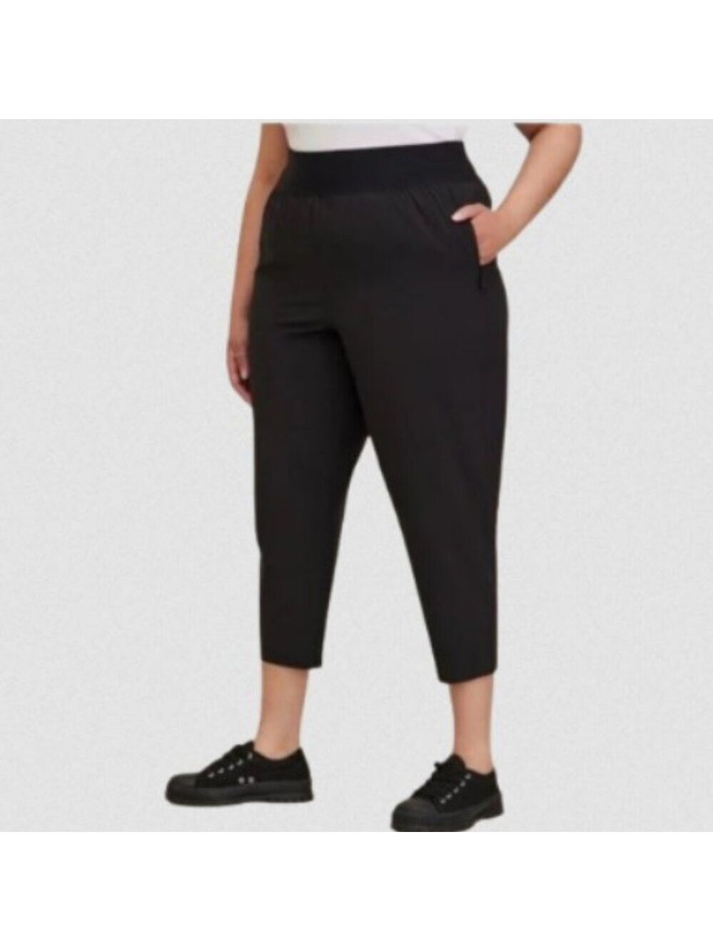 Torrid Black Happy Camper Stretch Woven Active Pant 4X - Picture 2 of 6